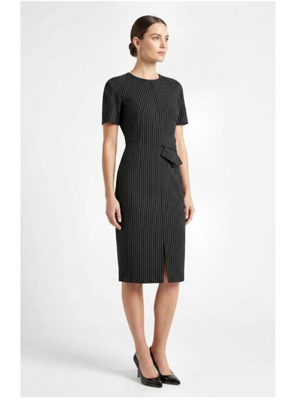 BOSS Hugo Boss Pinstripe Tailored Sheath Dress, Womens Size 4 US / 40 EU